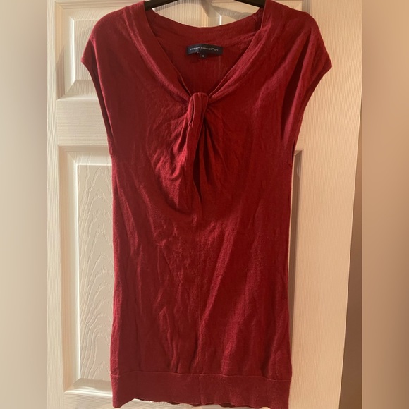 Red short knit style dress from French Connection - Picture 1 of 4